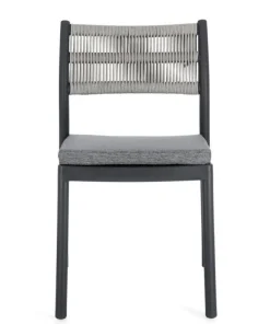 Bizzotto Sedie>SEDIA C-C ALVIN ANTRACITE/GRIGIO CHIARO