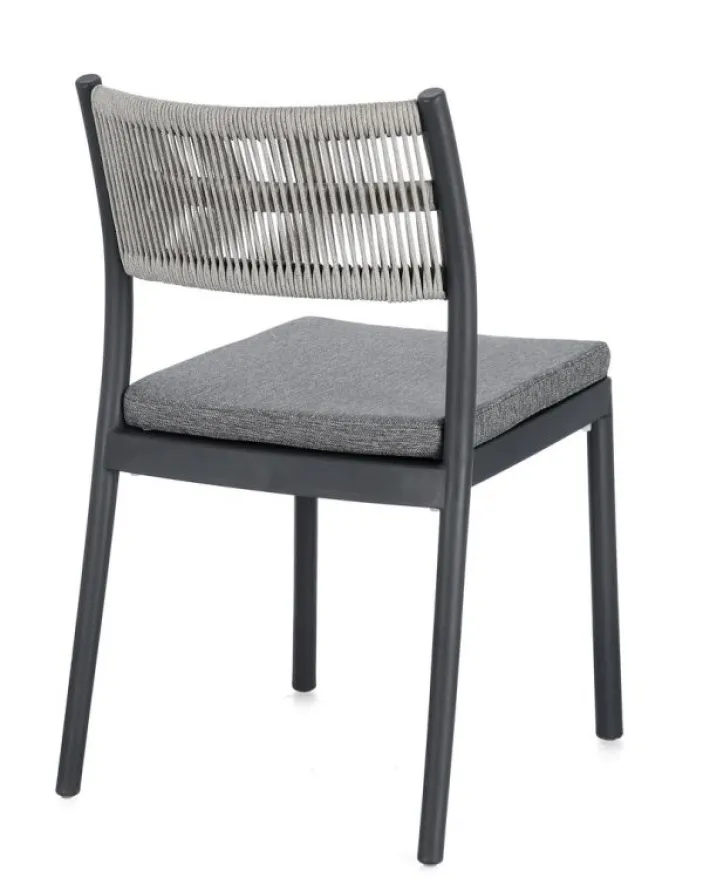 Bizzotto Sedie>SEDIA C-C ALVIN ANTRACITE/GRIGIO CHIARO