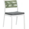 Bizzotto Sedie>SEDIA C-C ALVIN BIANCO/VERDE