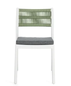 Bizzotto Sedie>SEDIA C-C ALVIN BIANCO/VERDE