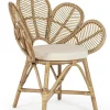 Bizzotto Sedie>SEDIA CON BRACCIOLI IN FIBRE NATURALI - FLORES