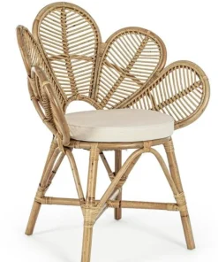 Bizzotto Sedie>SEDIA CON BRACCIOLI IN FIBRE NATURALI - FLORES