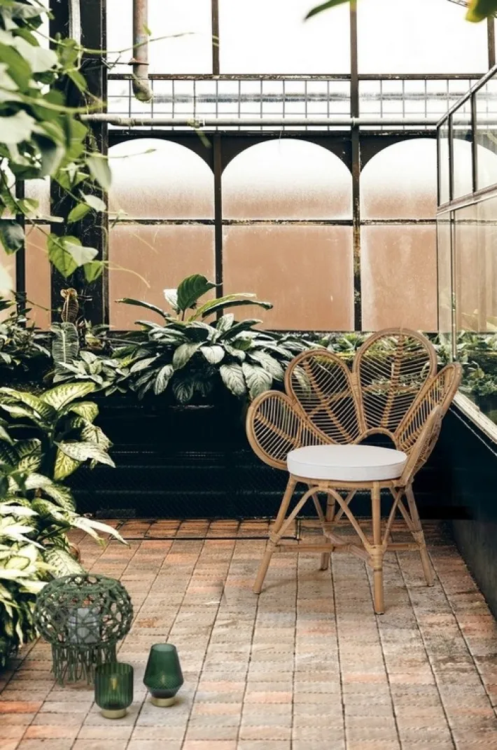 Bizzotto Sedie>SEDIA CON BRACCIOLI IN FIBRE NATURALI - FLORES