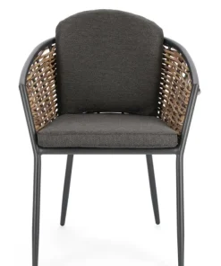 Bizzotto Sedie>SEDIA CON CUSCINO ANTRACITE YK13 - MARIBELA