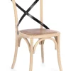 Bizzotto Sedie>SEDIA CROSS METAL W.WASH
