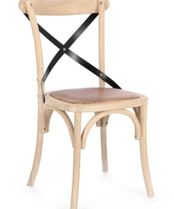 Bizzotto Sedie>SEDIA CROSS METAL W.WASH