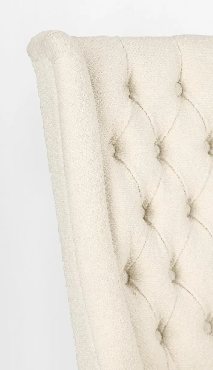 Bizzotto Sedie>SEDIA EFFETTO BOUCLE' NATURALE - COLUMBIA