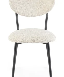 Bizzotto Sedie>SEDIA EFFETTO BOUCLE' NATURALE - LUDMILLA