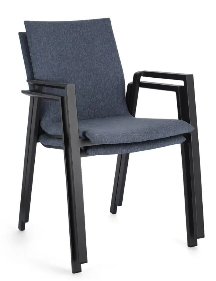 Bizzotto Sedie>SEDIA IN ALLUMINIO DENIM JX55 - ODEON