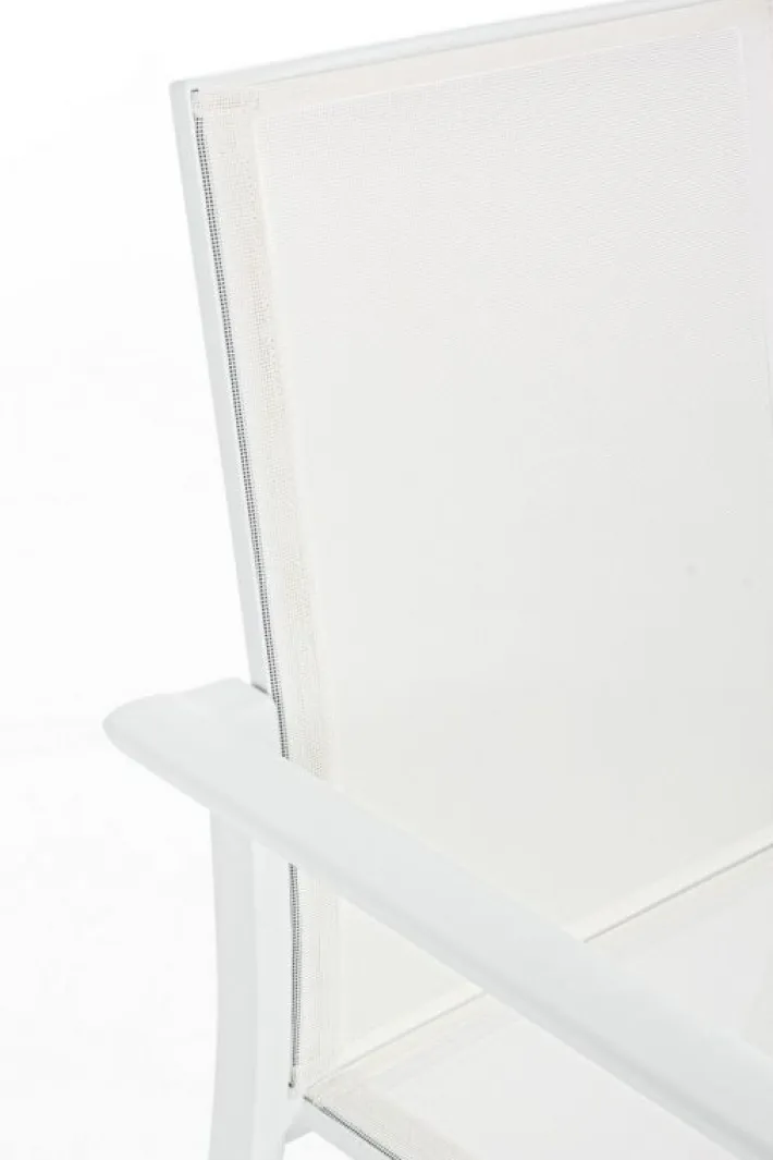 Bizzotto Sedie>SEDIA IN ALLUMINIO IMPILABILE BIANCO CX21 - KONNOR
