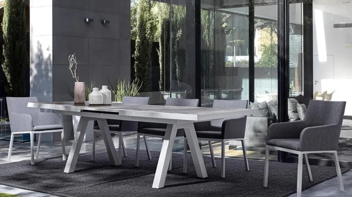Bizzotto Sedie>SEDIA IN ALLUMINIO LUNAR - OWEN