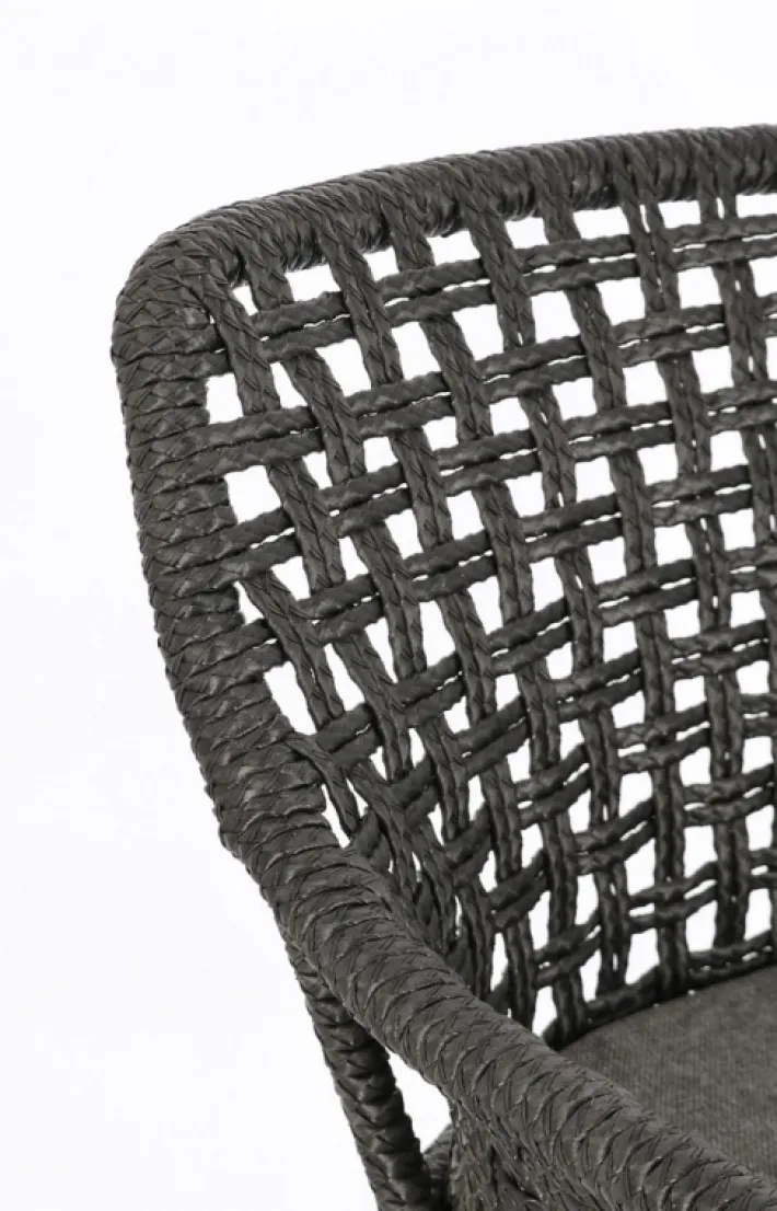 Bizzotto Sedie>SEDIA IN ALLUMINIO NERA - WILSON