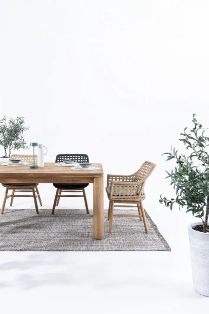 Bizzotto Sedie>SEDIA IN ALLUMINIO NERA - WILSON