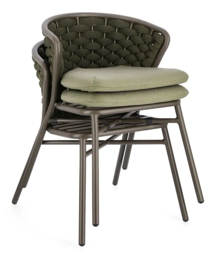 Bizzotto Sedie>SEDIA IN ALLUMINIO OLIV QS24 - HARLOW