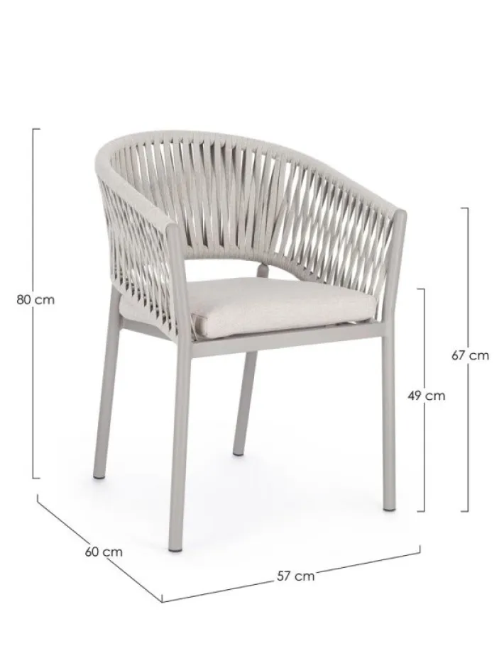 Bizzotto Sedie>SEDIA IN CORDA MOON WG24 - FLORENCIA
