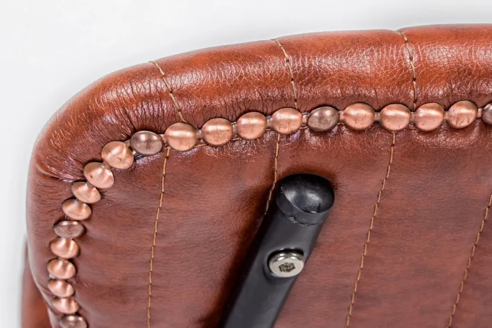 Bizzotto Sedie>SEDIA IN ECOPELLE ARANCIO - DEBBIE