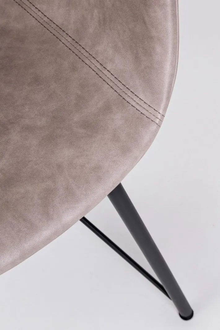 Bizzotto Sedie>SEDIA IN ECOPELLE BEIGE - WARHOL