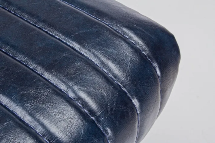 Bizzotto Sedie>SEDIA IN ECOPELLE BLU - NELLY