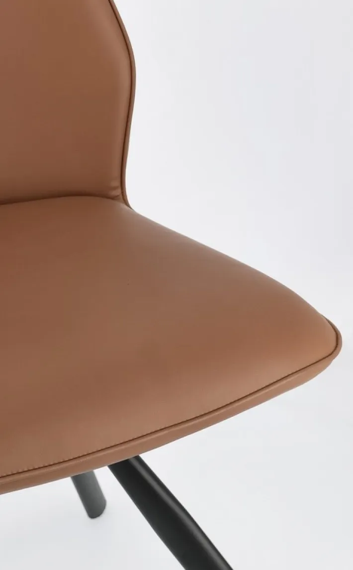 Bizzotto Sedie>SEDIA IN ECOPELLE COGNAC - MAXWELL