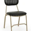 Bizzotto Sedie>SEDIA IN ECOPELLE NERA - ADDY