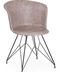 Bizzotto Sedie>SEDIA IN ECOPELLE NERA - LOFT