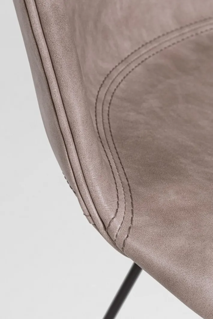 Bizzotto Sedie>SEDIA IN ECOPELLE NERA - LOFT