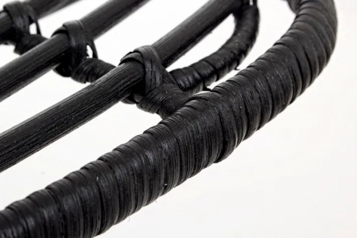 Bizzotto Sedie>SEDIA IN FIBRE NATURALI NERA - LORENA