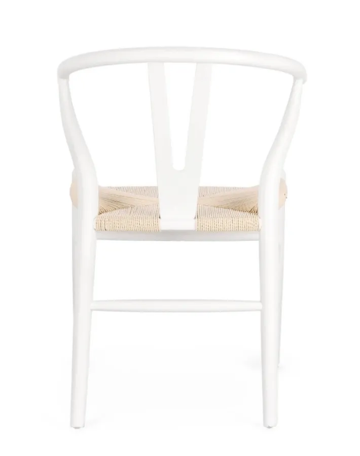 Bizzotto Sedie>SEDIA IN LEGNO BIANCO - ARTAS