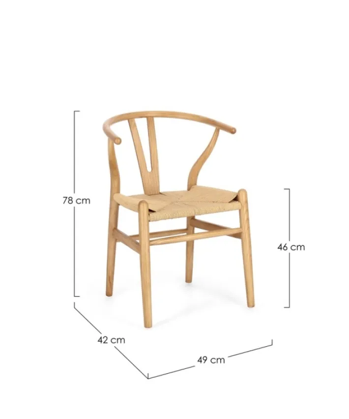 Bizzotto Sedie>SEDIA IN LEGNO NATURALE - ARTAS