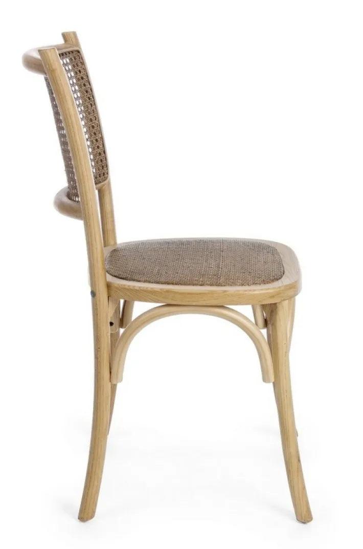 Bizzotto Sedie>SEDIA IN LEGNO NATURALE - CARREL
