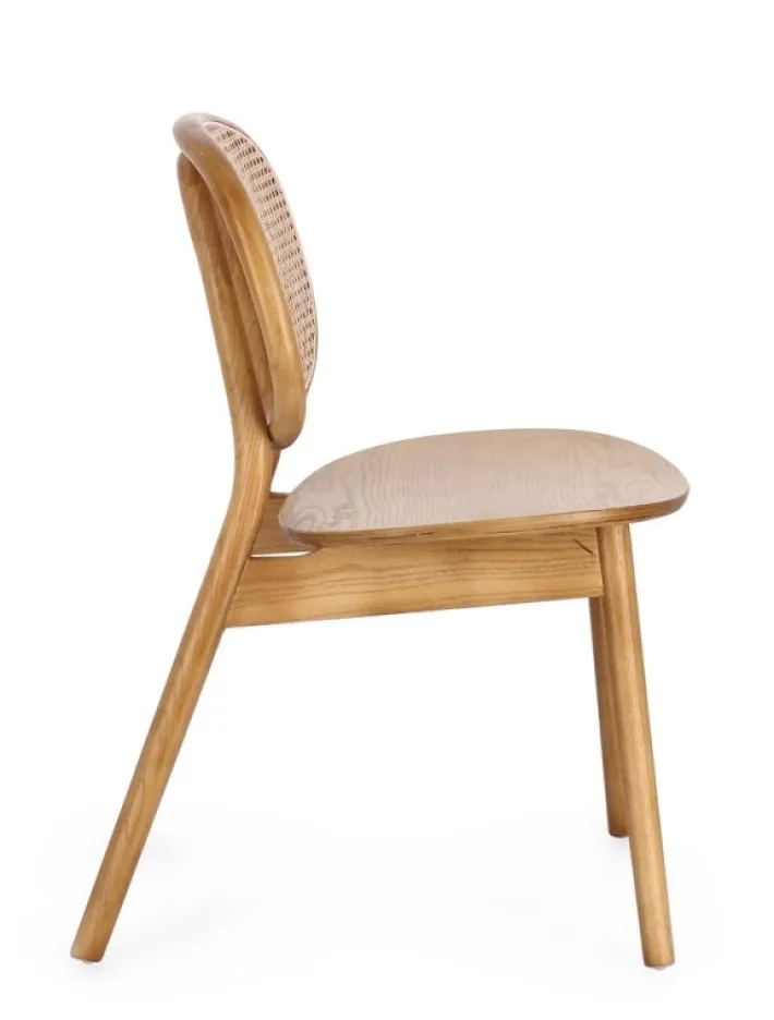 Bizzotto Sedie>SEDIA IN LEGNO NATURALE - ADOLIS