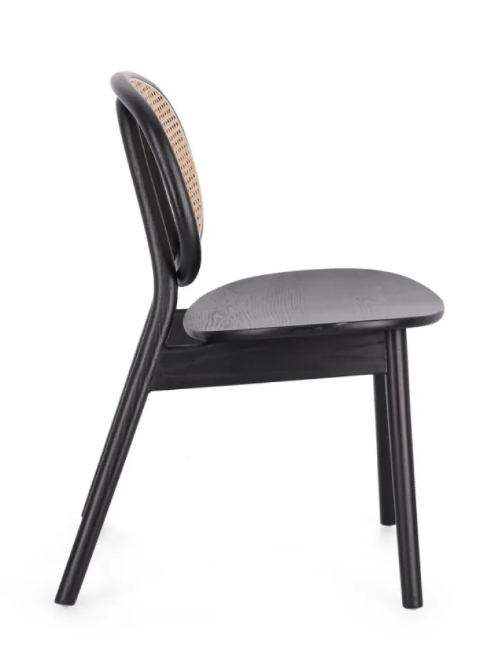 Bizzotto Sedie>SEDIA IN LEGNO NERO - ADOLIS