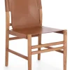 Bizzotto Sedie>SEDIA IN PELLE COGNAC - CAROLINE