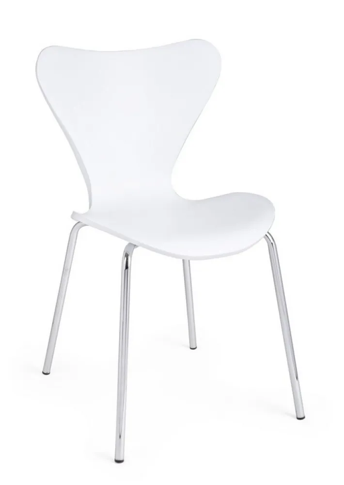 Bizzotto Sedie>SEDIA IN PLASTICA BIANCA - TESSA