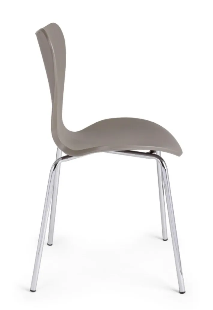 Bizzotto Sedie>SEDIA IN PLASTICA CAMMELLO - TESSA