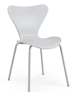 Bizzotto Sedie>SEDIA IN PLASTICA GRIGIA - TESSA