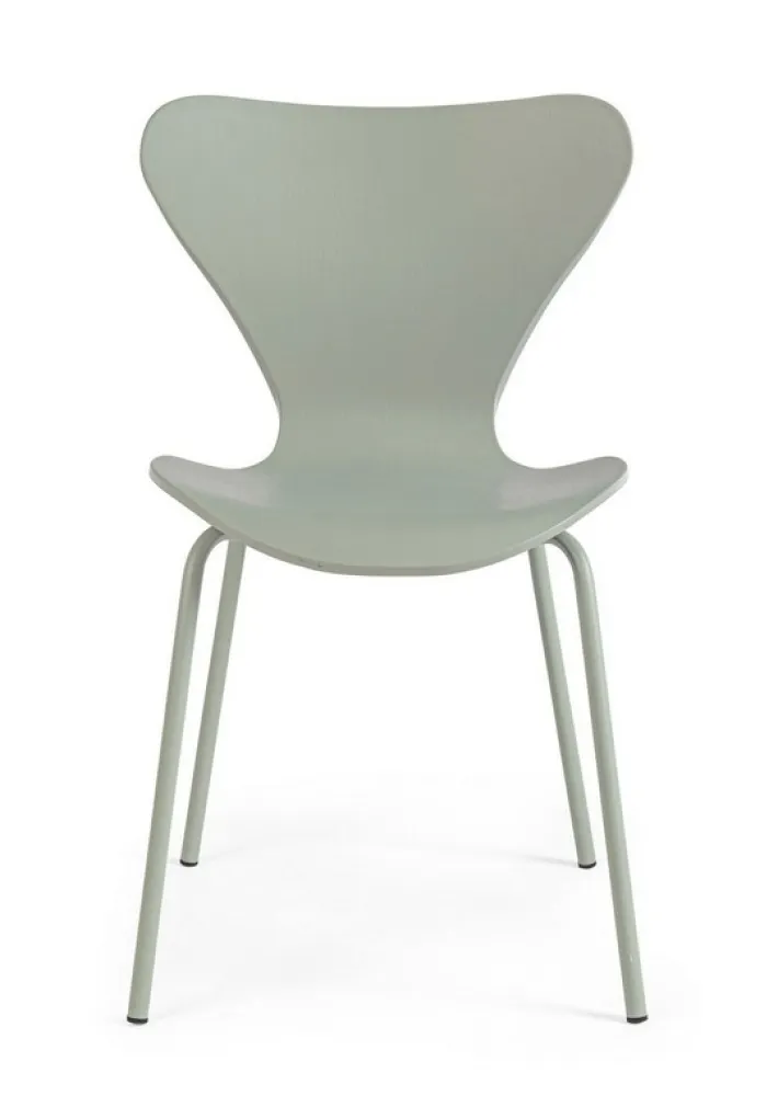 Bizzotto Sedie>SEDIA IN PLASTICA VERDE - TESSA