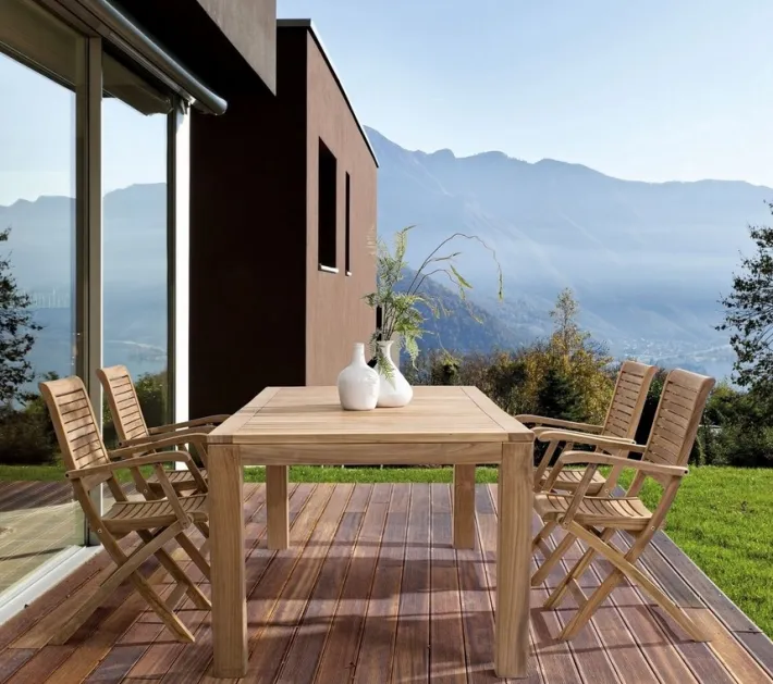 Bizzotto Sedie>SEDIA IN TEAK PIEGHEVOLE - MARYLAND