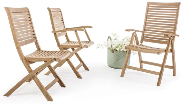 Bizzotto Sedie>SEDIA IN TEAK PIEGHEVOLE - MARYLAND