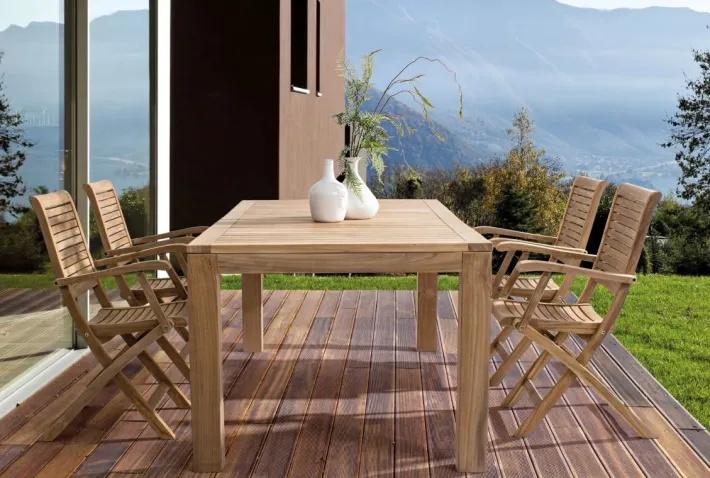 Bizzotto Sedie>SEDIA IN TEAK PIEGHEVOLE - MARYLAND