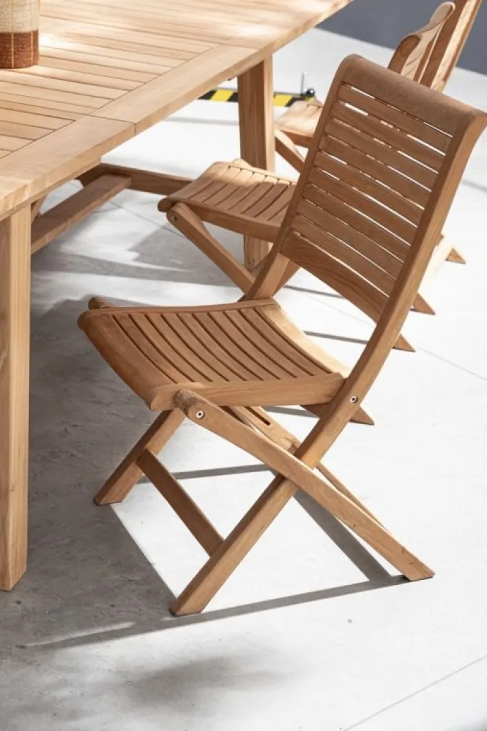 Bizzotto Sedie>SEDIA IN TEAK PIEGHEVOLE - MARYLAND