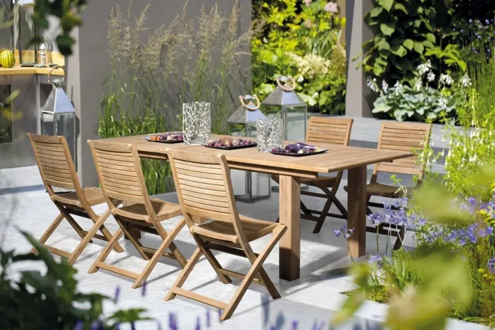Bizzotto Sedie>SEDIA IN TEAK PIEGHEVOLE - MARYLAND