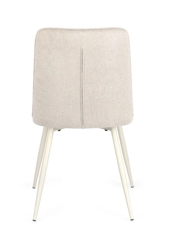 Bizzotto Sedie>SEDIA IN TESSUTO BEIGE - CORA
