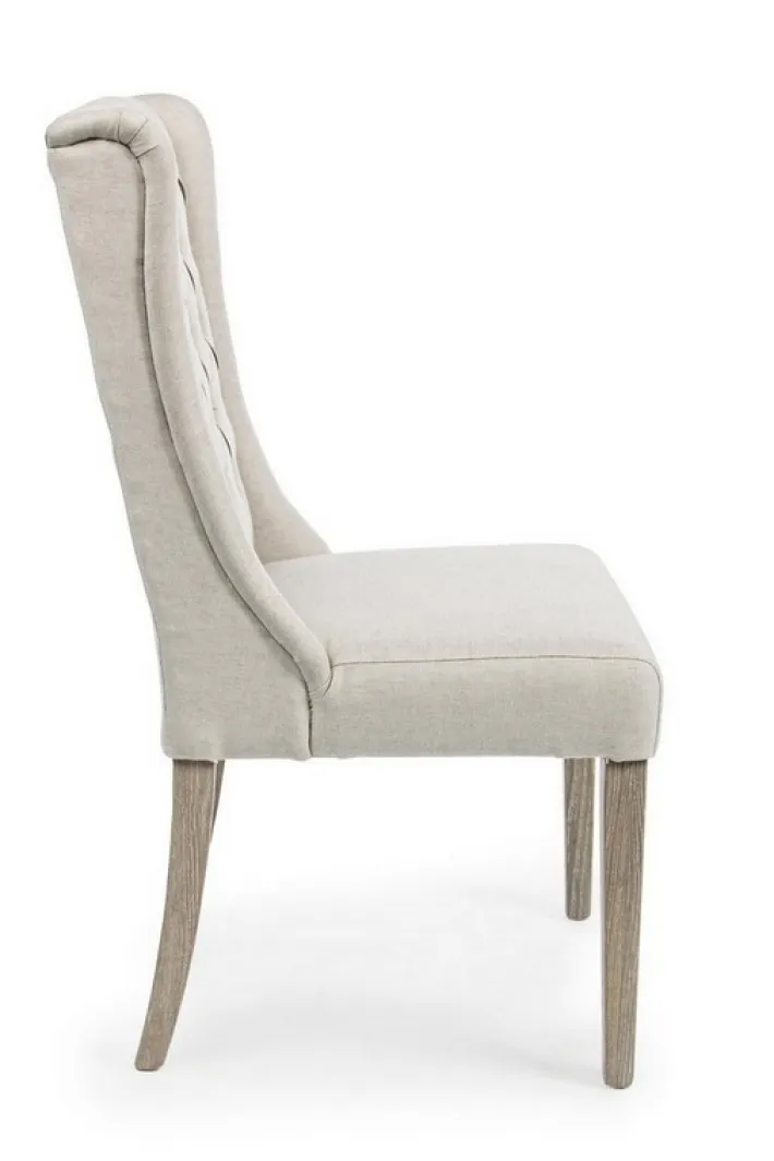 Bizzotto Sedie>SEDIA IN TESSUTO BEIGE - COLUMBIA