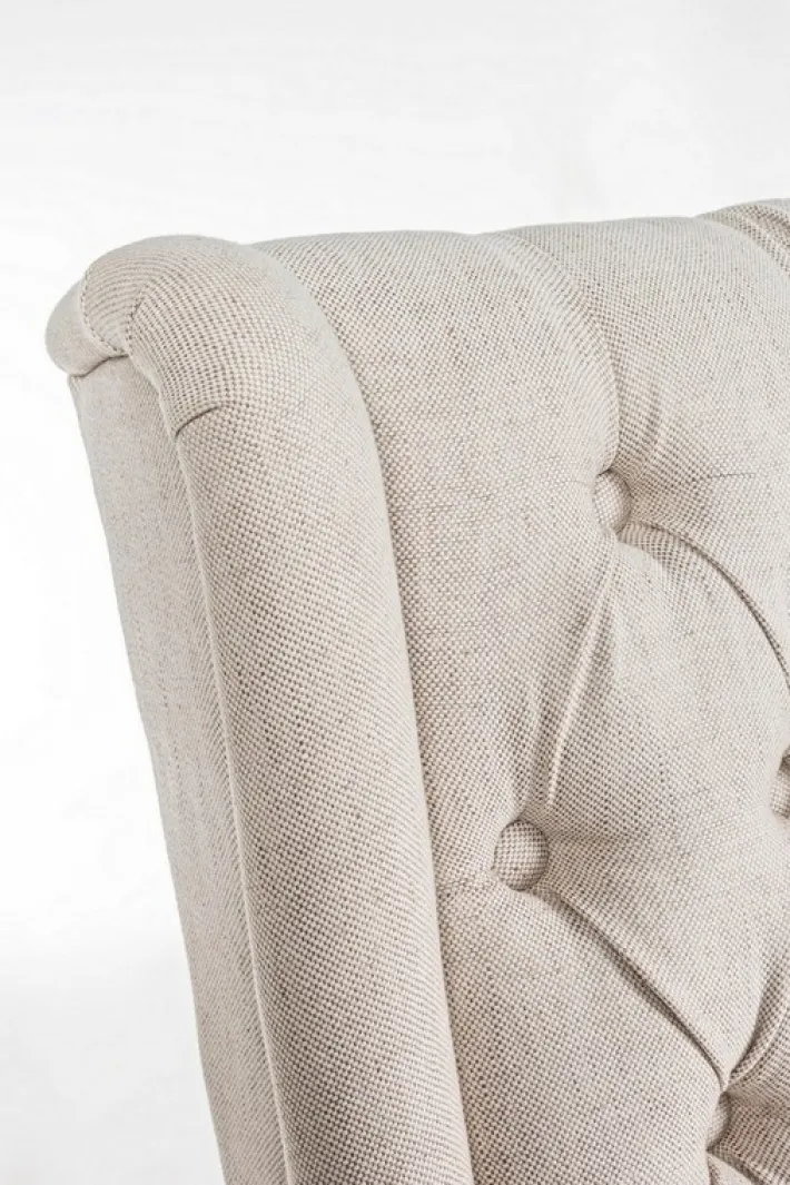Bizzotto Sedie>SEDIA IN TESSUTO BEIGE - COLUMBIA