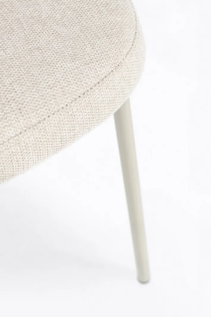Bizzotto Sedie>SEDIA IN TESSUTO BEIGE - WENDY