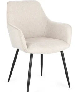Bizzotto Sedie>SEDIA IN TESSUTO BEIGE- CORA