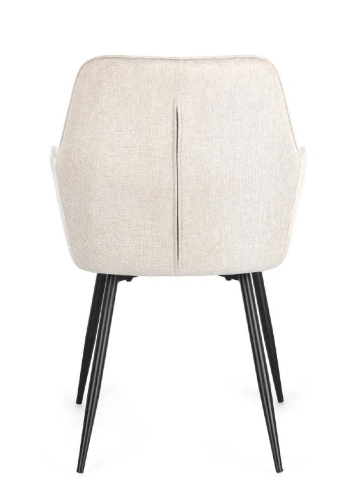 Bizzotto Sedie>SEDIA IN TESSUTO BEIGE- CORA