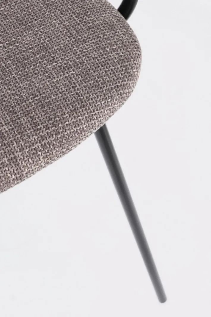 Bizzotto Sedie>SEDIA IN TESSUTO GRIGIO - SIENNA