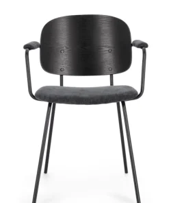 Bizzotto Sedie>SEDIA IN TESSUTO GRIGIO SCURO - SIENNA